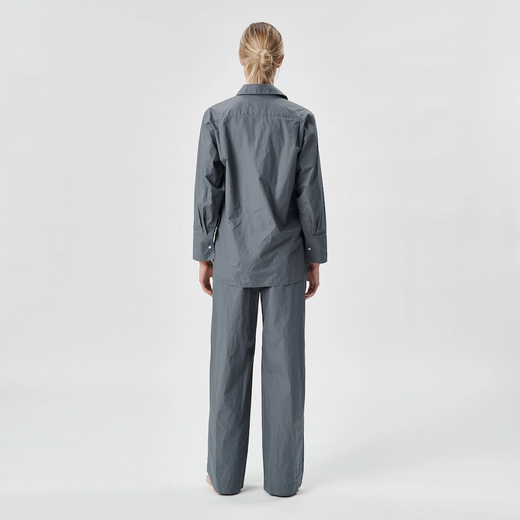 Bedroommood Julija Steponaviciute pyjama dark grey full set back