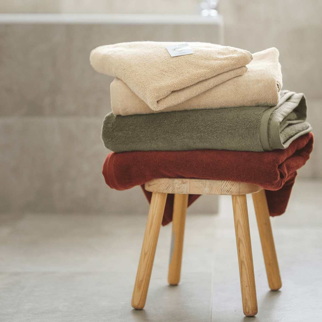 Superweiches Handtuch aus Bio-Baumwolle - Beige | Beige | Handtuch 50x100 cm