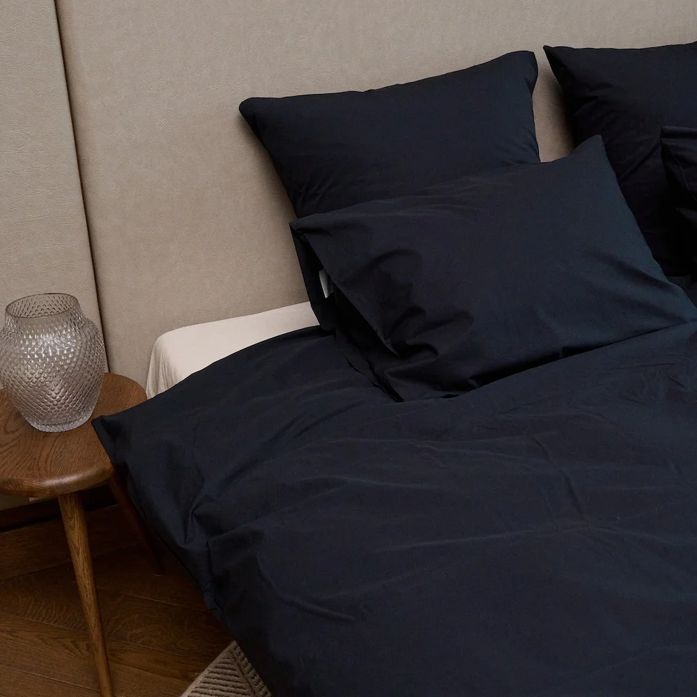 Bedroommood percale black pillowcases