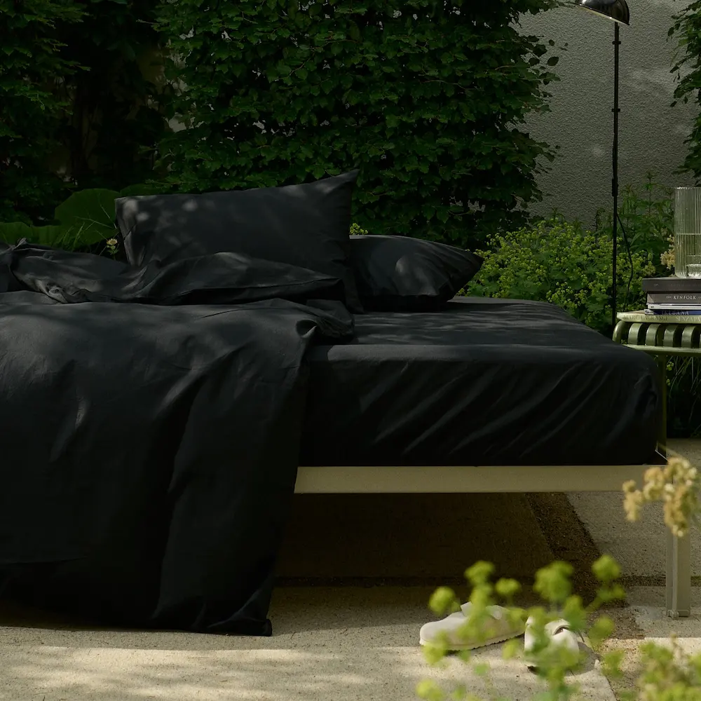 Bedroommood vynvytis black percale