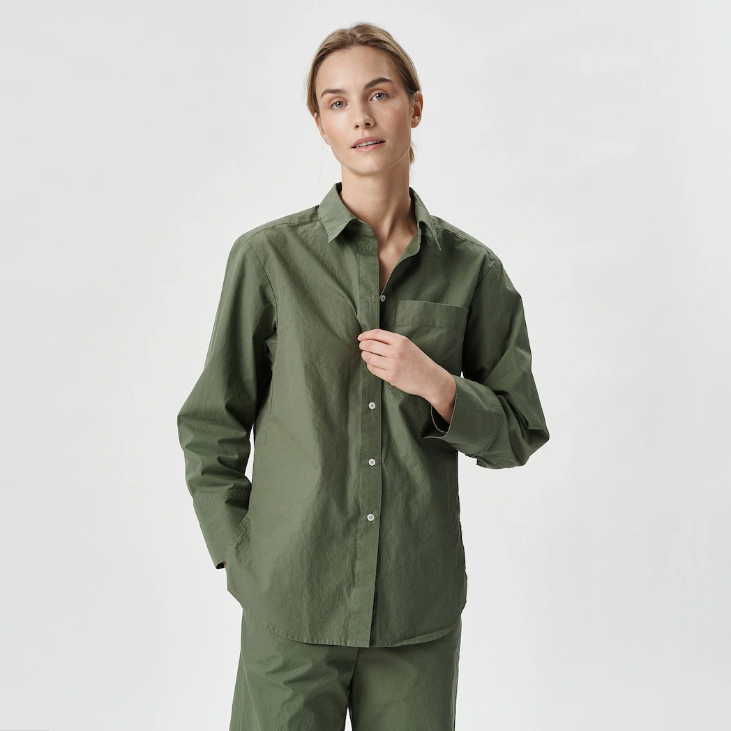 Bedroommood Julija Steponaviciute pyjama forest shirt buttons