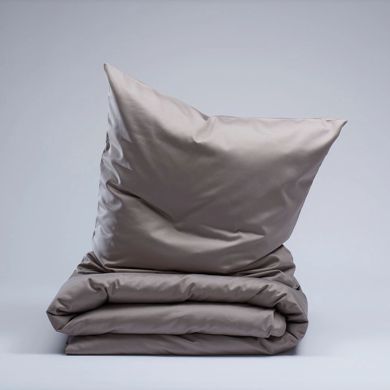 Bedroommood sateen duvet set taupe