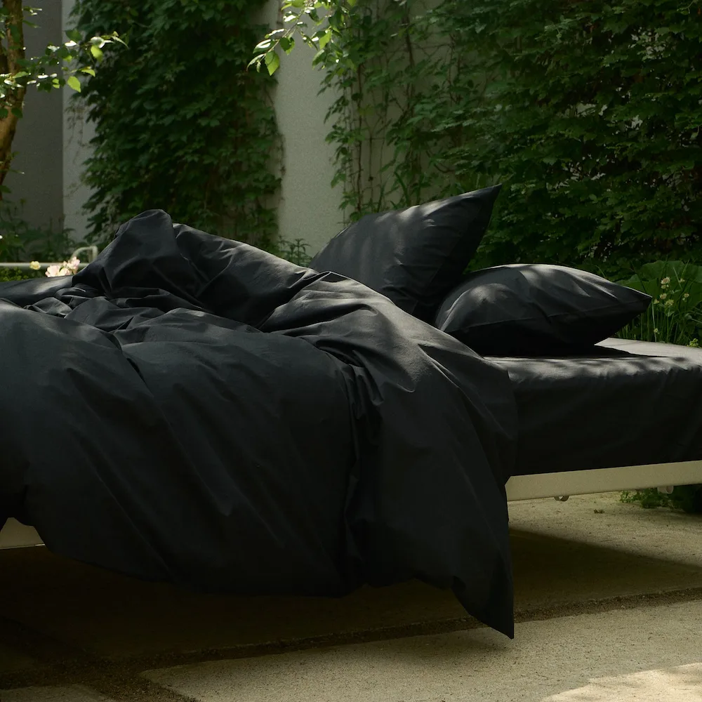 Bedroommood percale black bedding