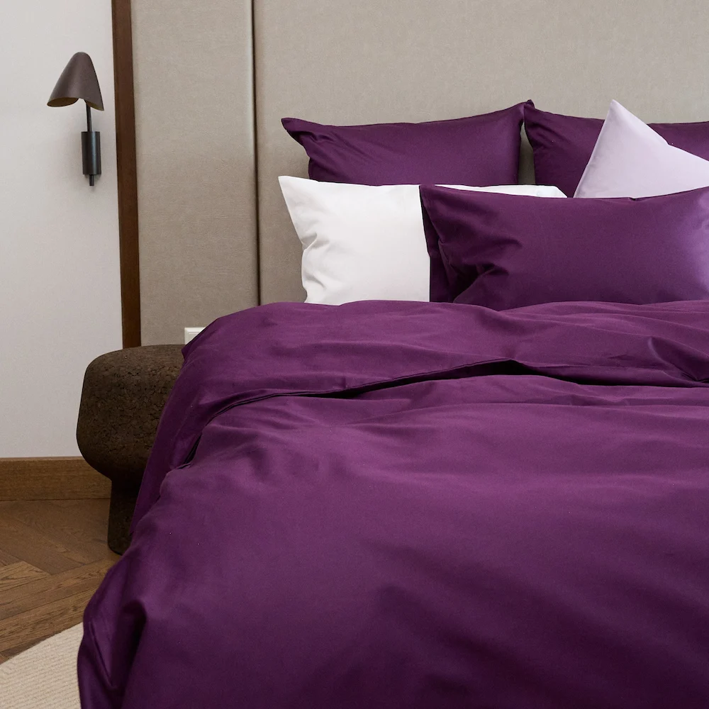 Bedroommood-sateen plum lilac milk