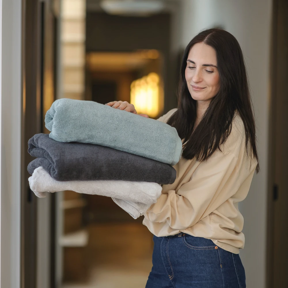 Superweiches Handtuch aus Bio-Baumwolle