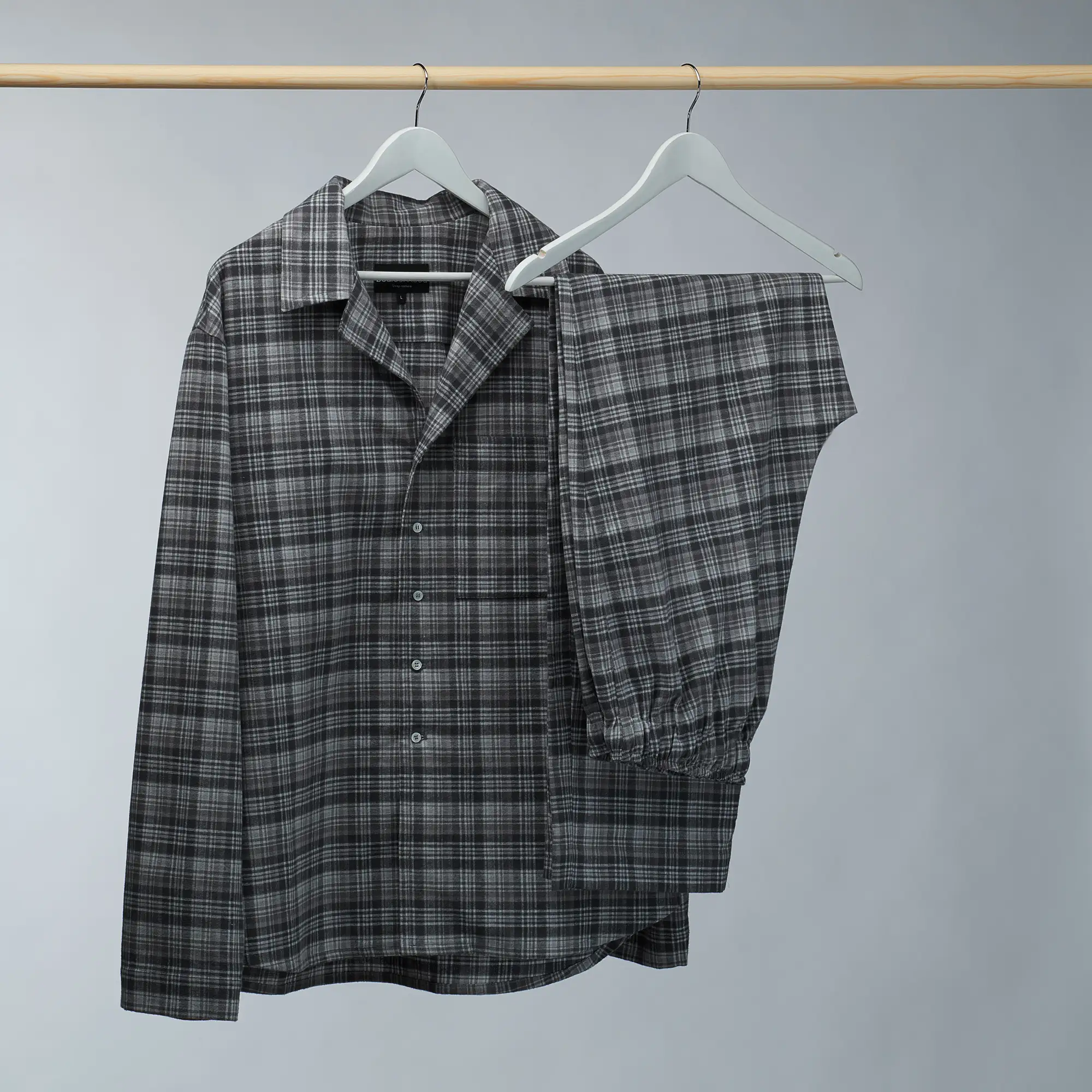 Soft flannel pyjama set with pants