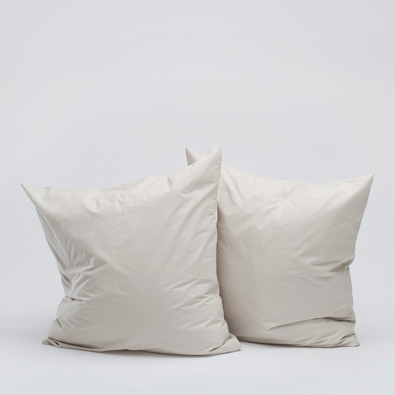 Bedroommood percale pillowcases beige