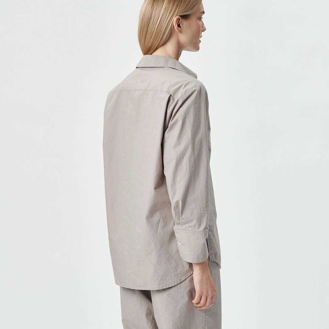 Bedroommood Julija Steponaviciute pyjama taupe shirt back