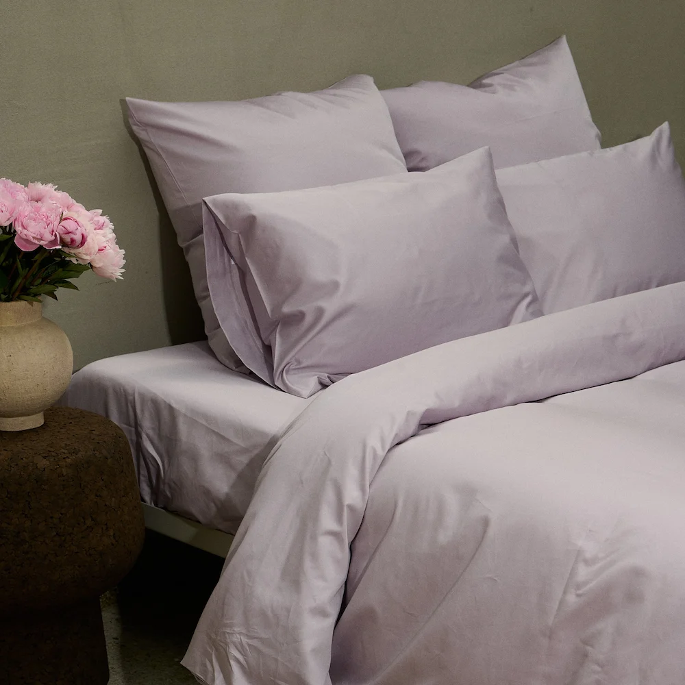 Satin-Kissenbezug - Lilac | Lilac | 70x70 cm