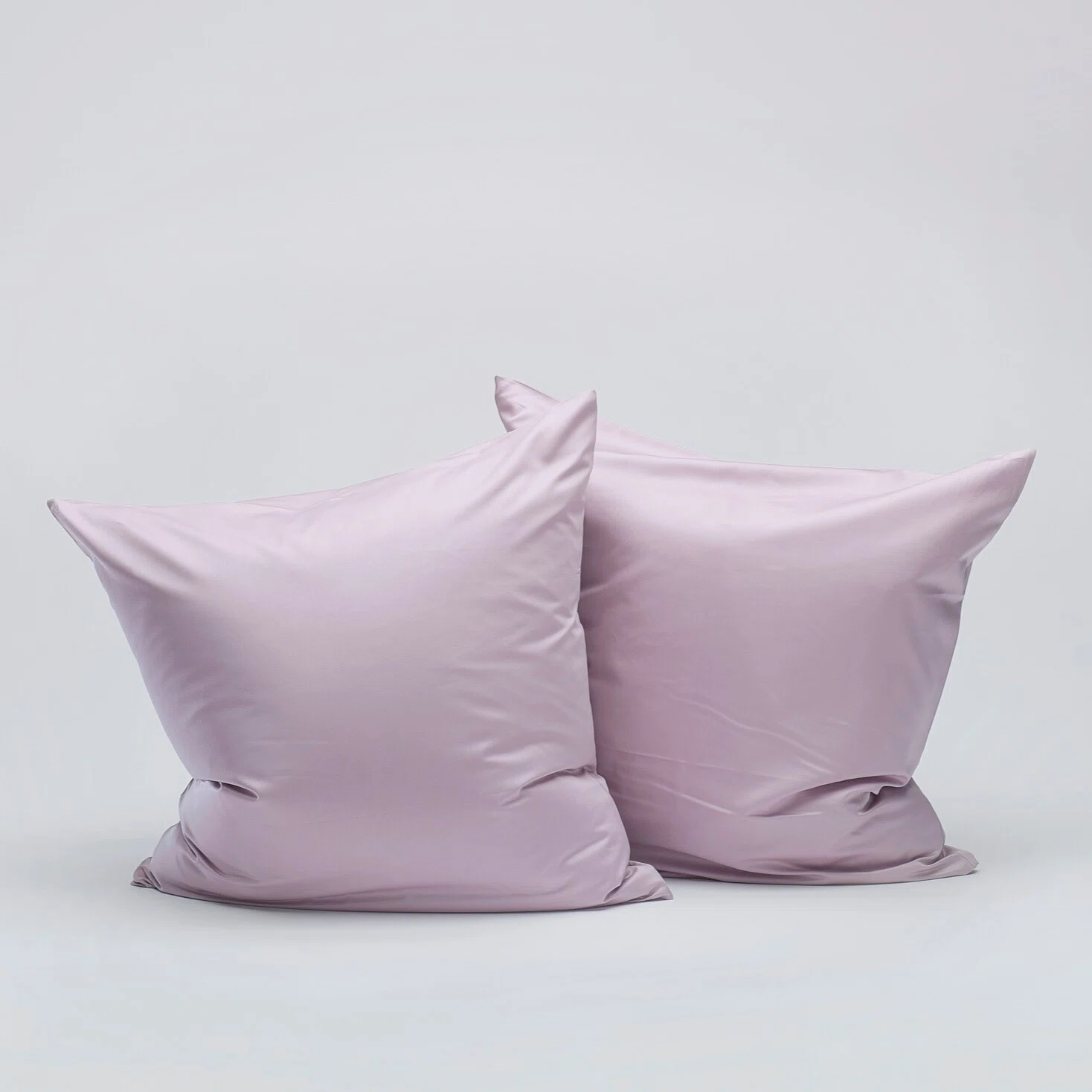 Bedroommood sateen pillowcases lilac