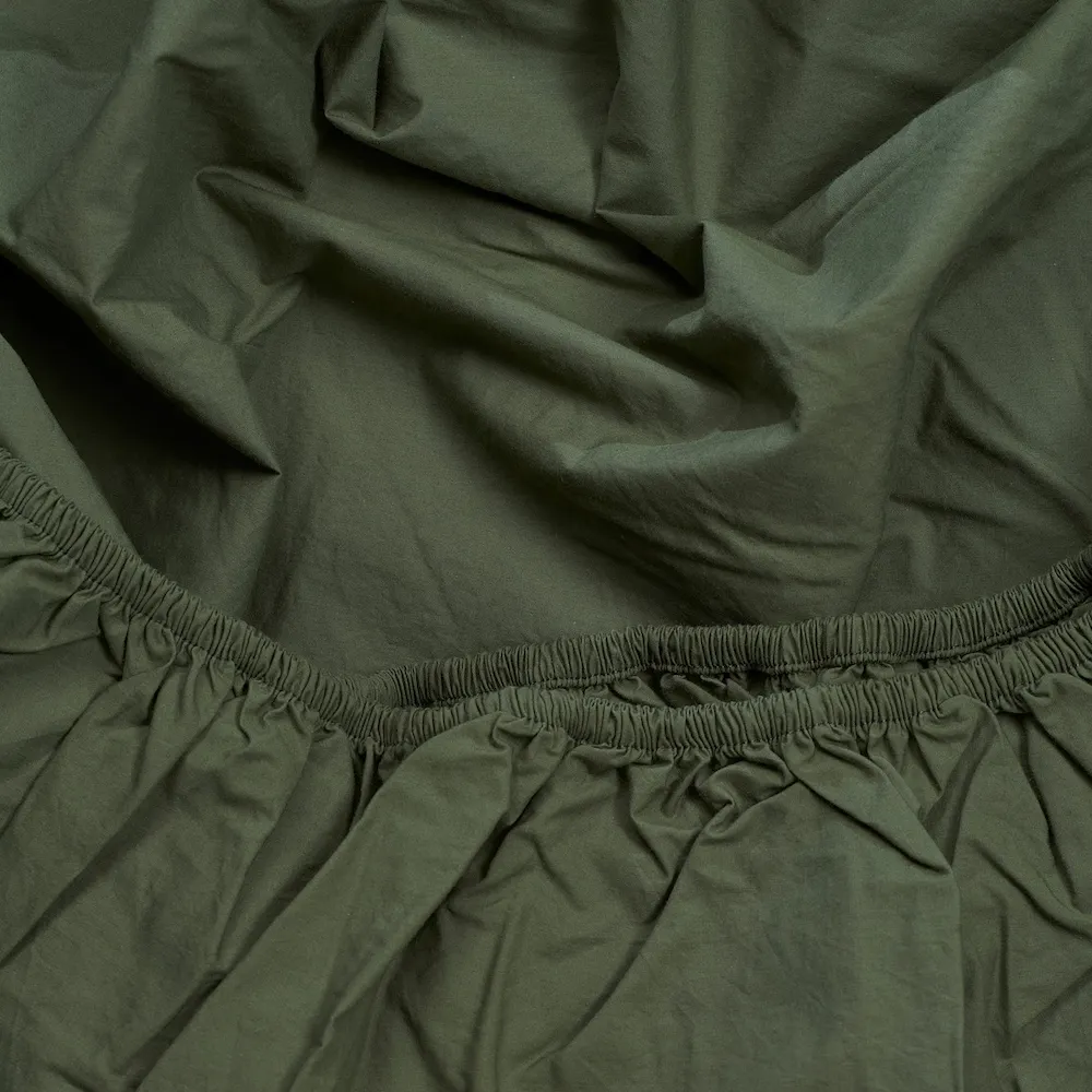 bedroommood percale sheet nordic forest