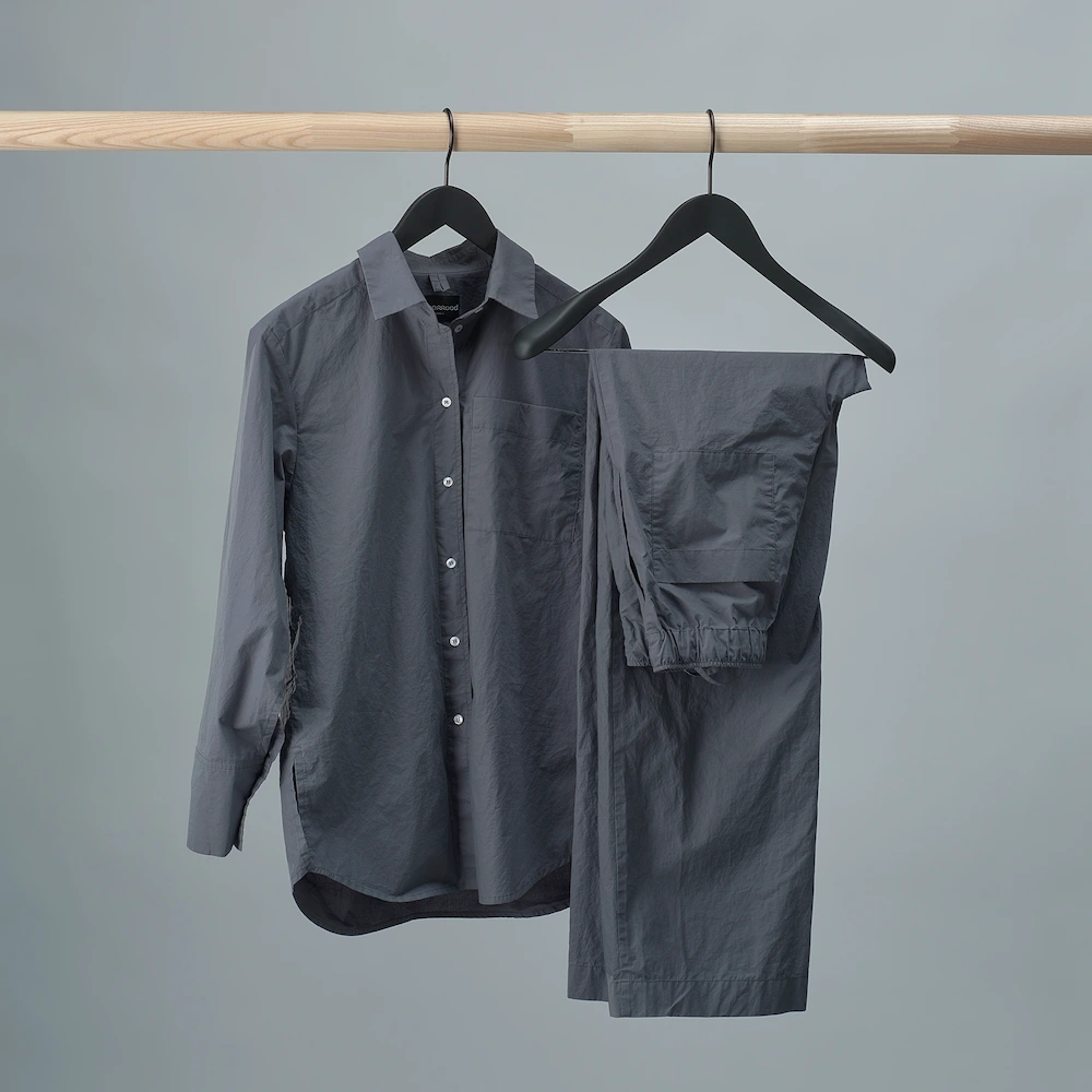 Bedroommood pyjama set with pants dark grey