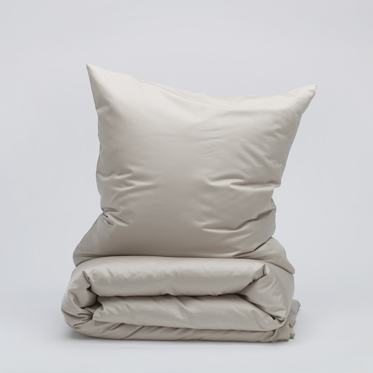Bedroommood sateen duvet set beige