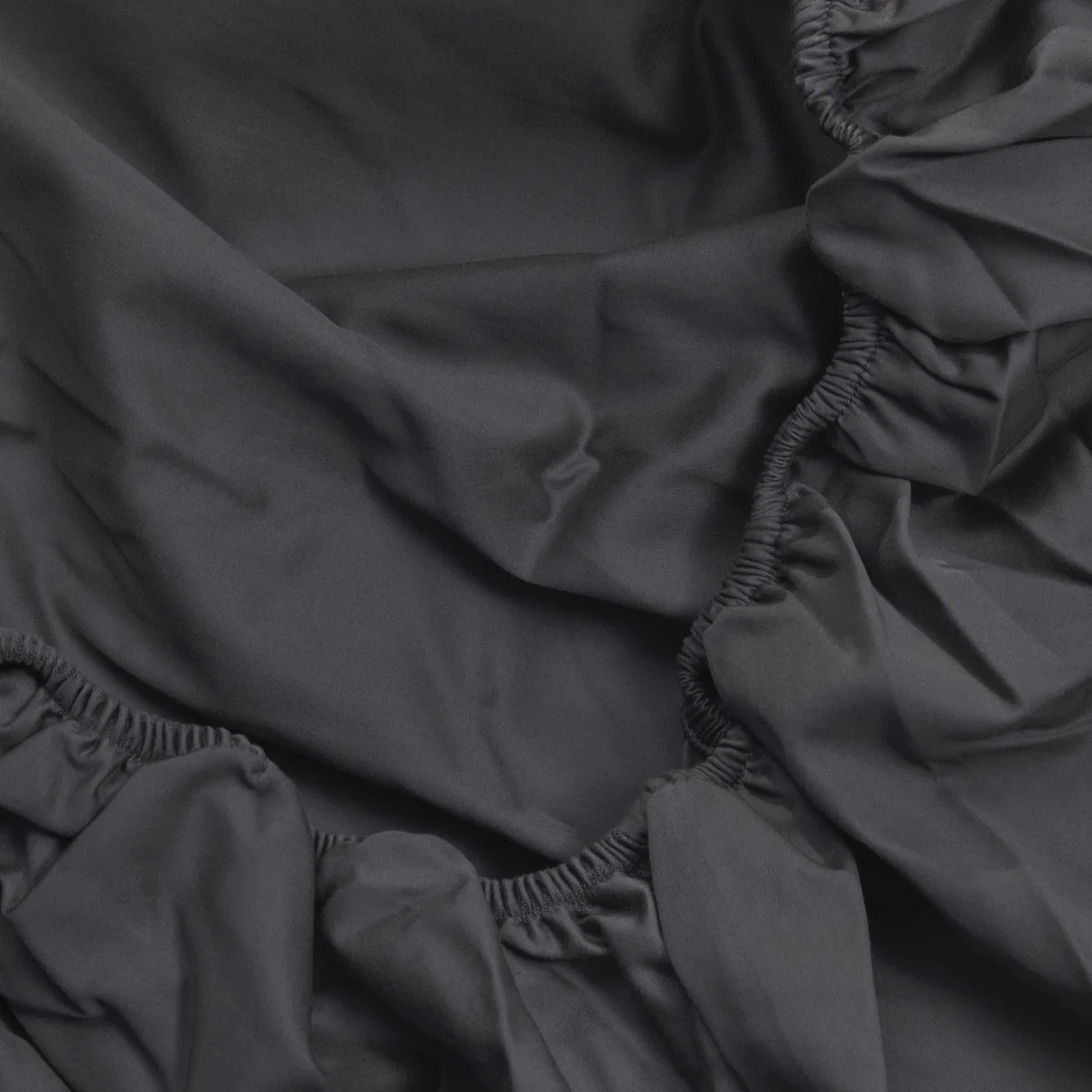 Bedroommood sateen sheet dark grey