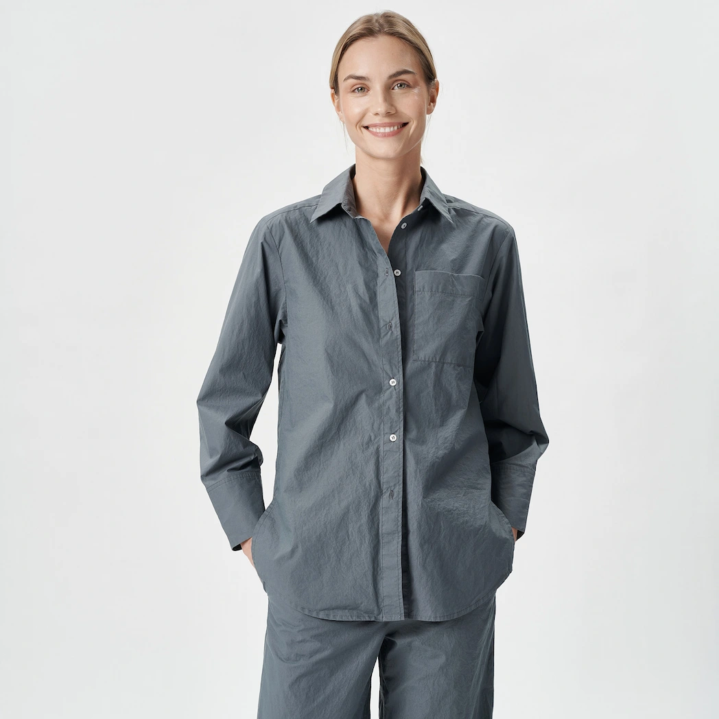 Bedroommood Julija Steponaviciute pyjama dark grey shirt