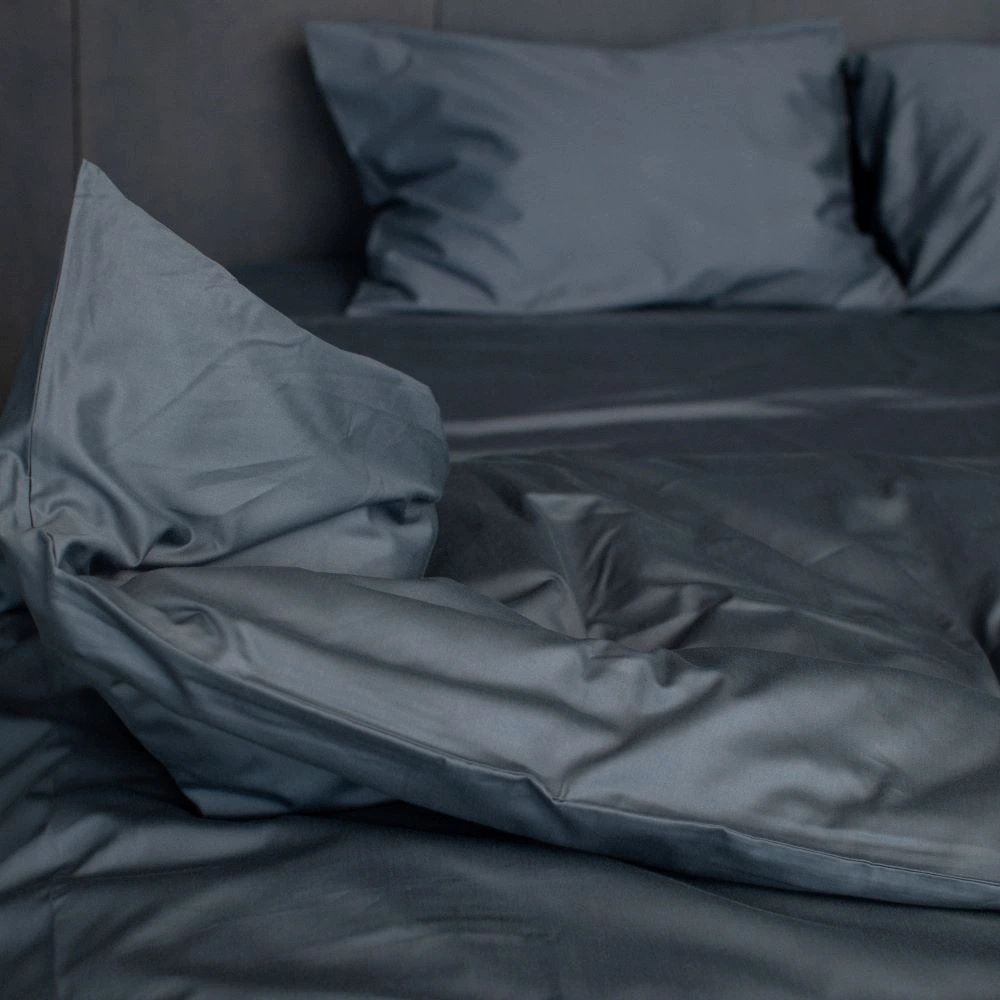 Bedroommood dark grey sateen set
