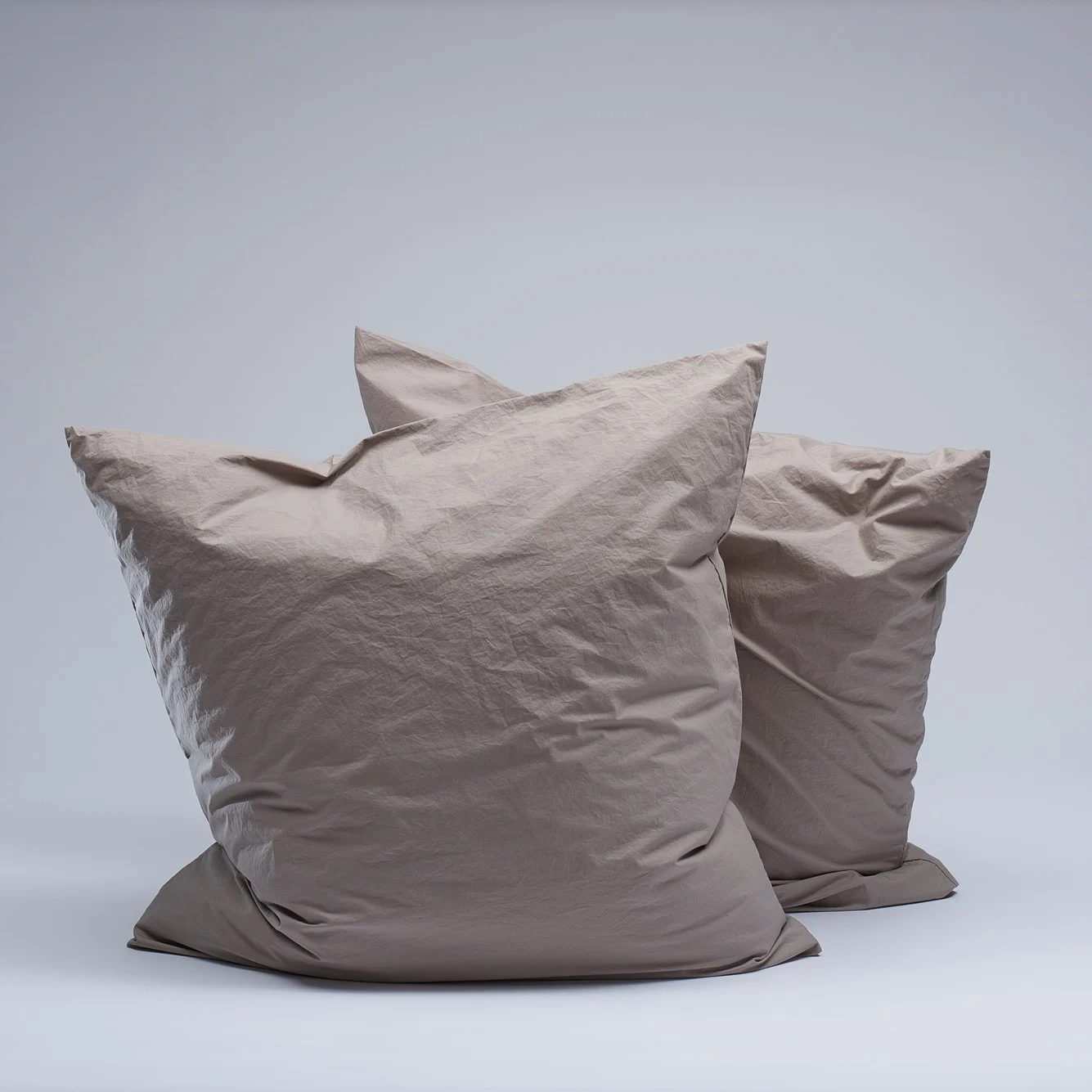 Bedroommood taupe percale pillowcases