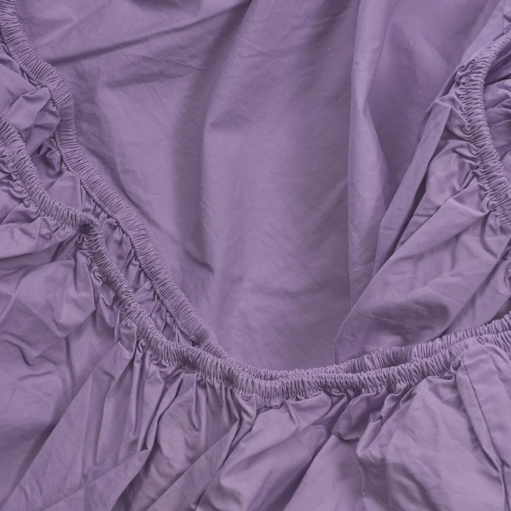 Bedroommood percale sheet lavender cotton