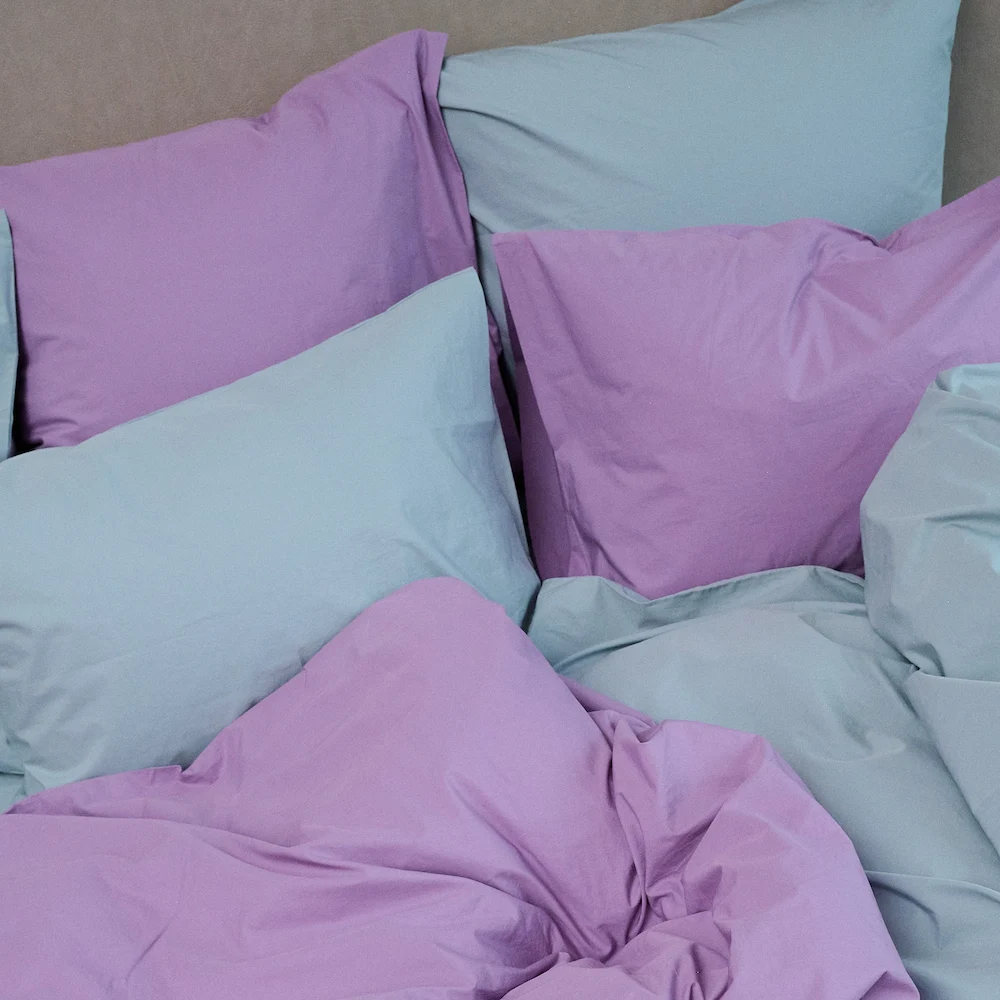 Bedroommood percale sage and lavender