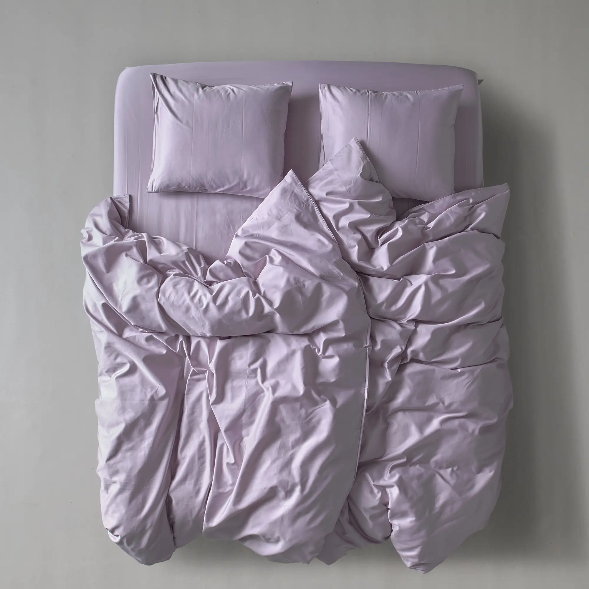 Satin-Bettbezug - Lilac