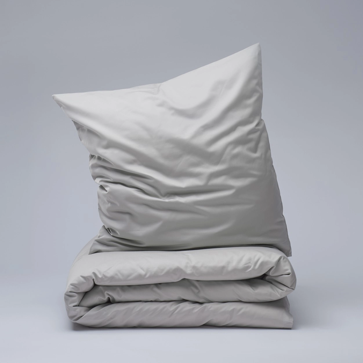 Bedroommood sateen stone duvet set