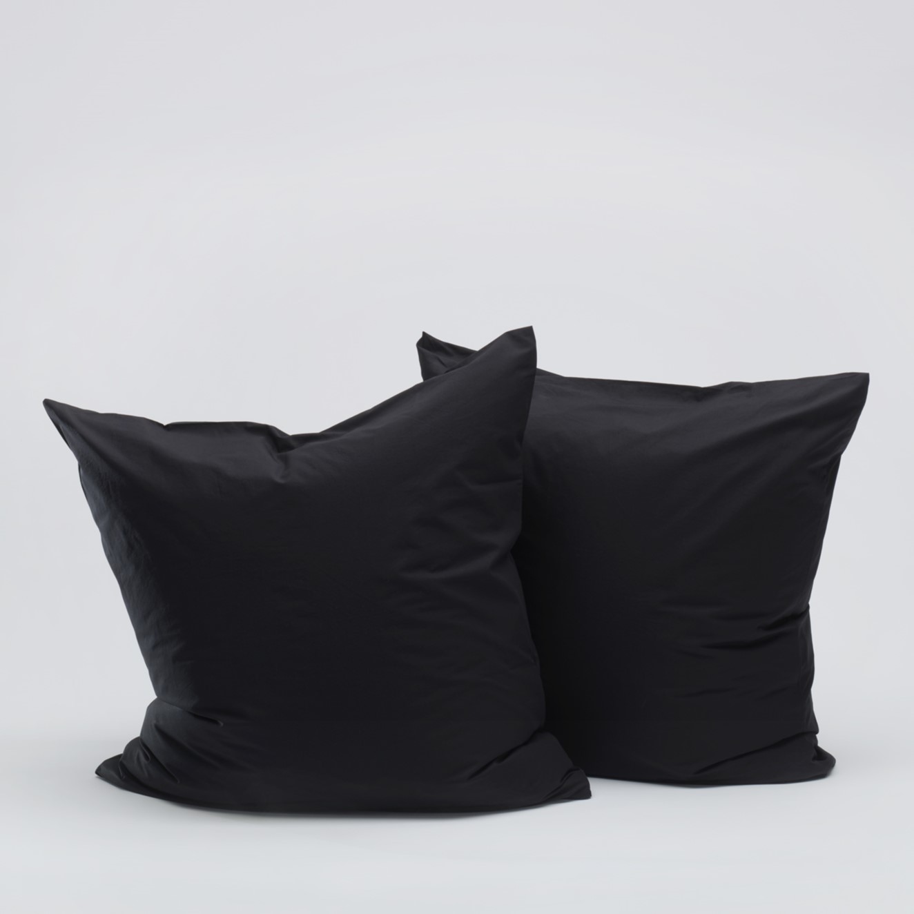 Bedroommood percale pillowcases black