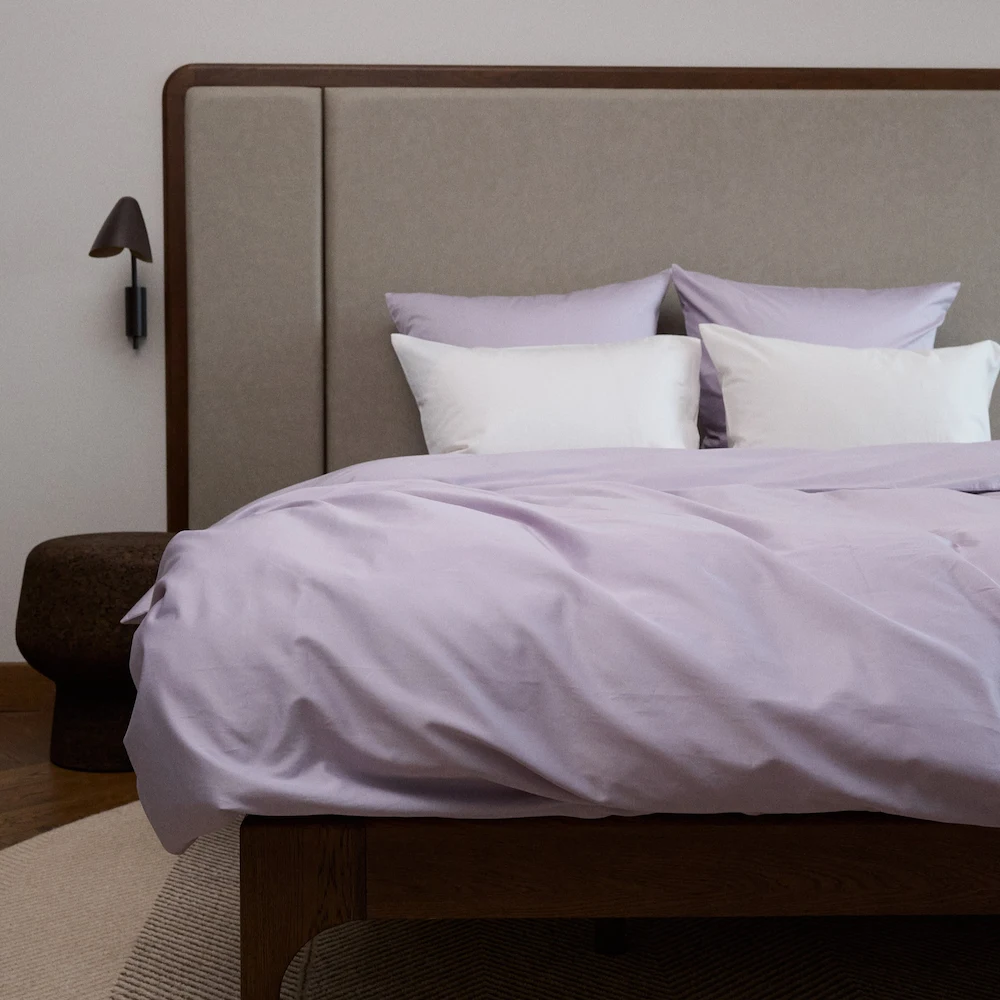 Bedroommood sateen lilac x almond milk