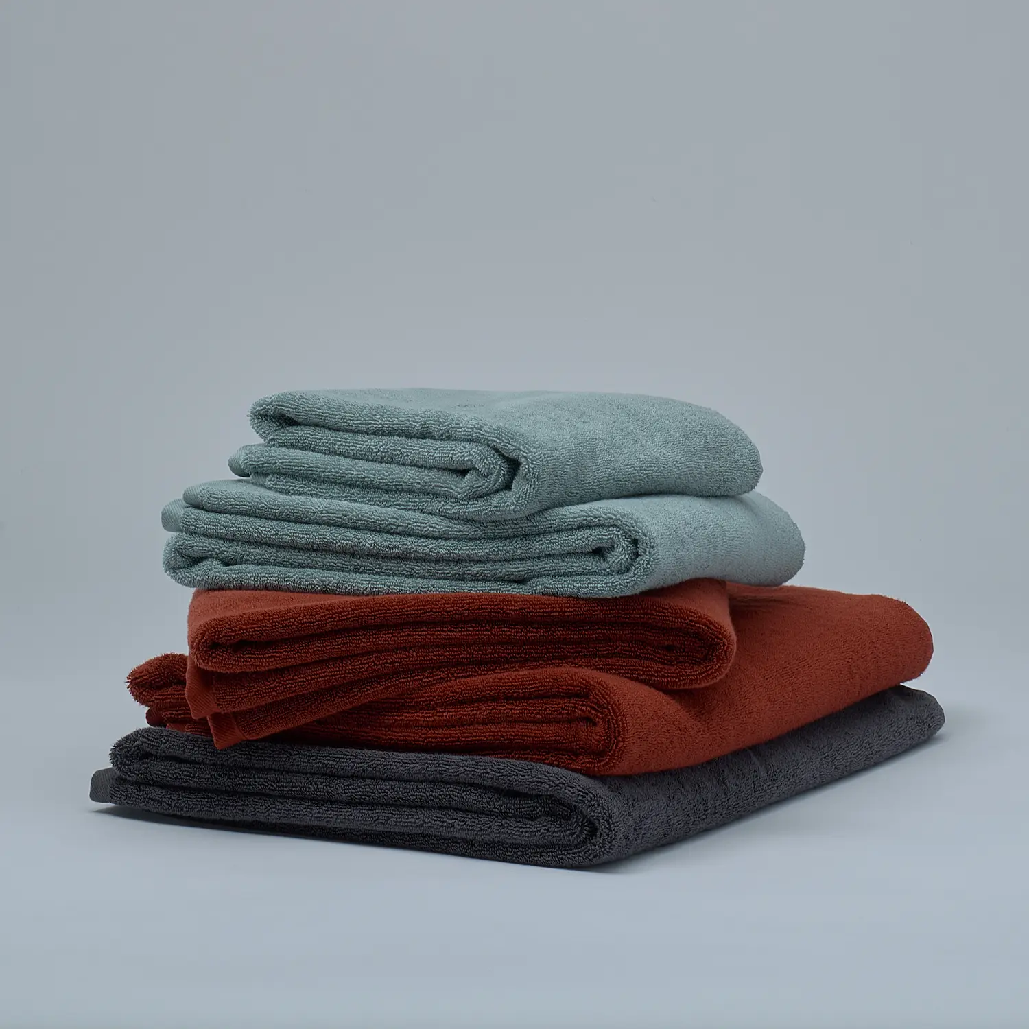 Superweiches Handtuch aus Bio-Baumwolle - Terracotta