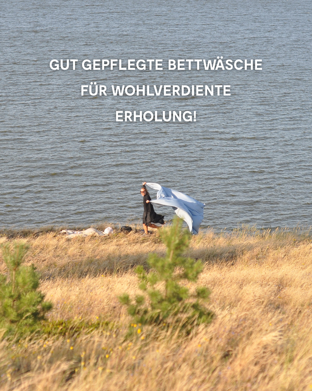 Gut gepflegte Bettwäsche für wohlverdiente Erholung!