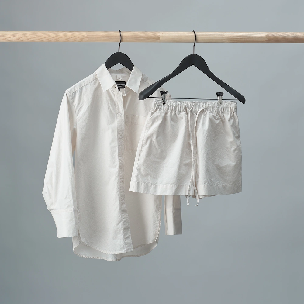 Bedroommood pyjama set with shorts milk