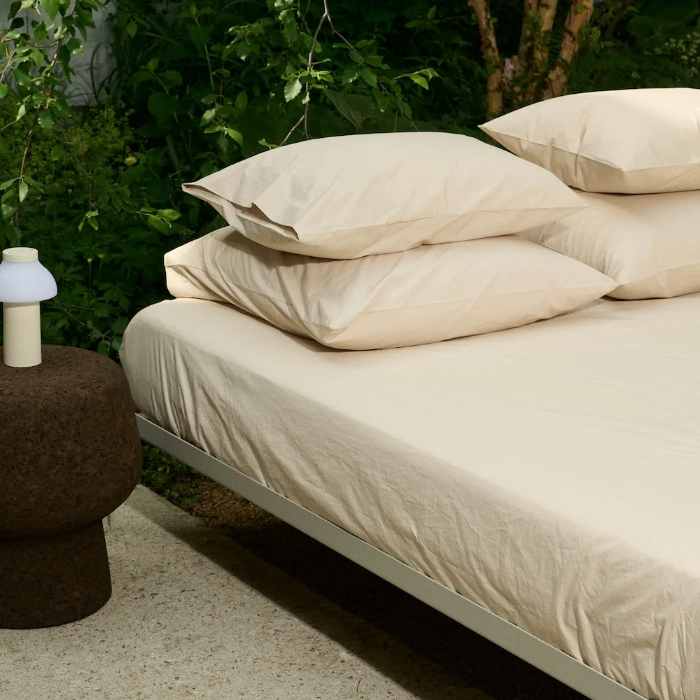 Bedroommood percale sage sheet pillowcases