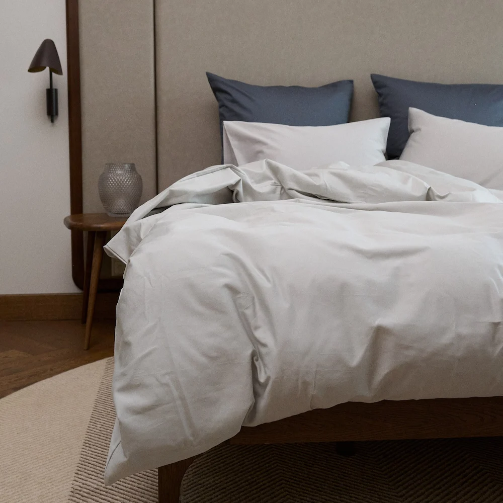 Bedroommood sateen stone dark grey