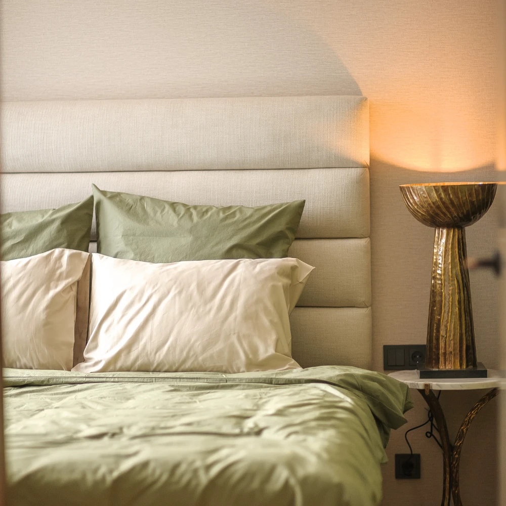 Bedroommood percale pillowcases beige