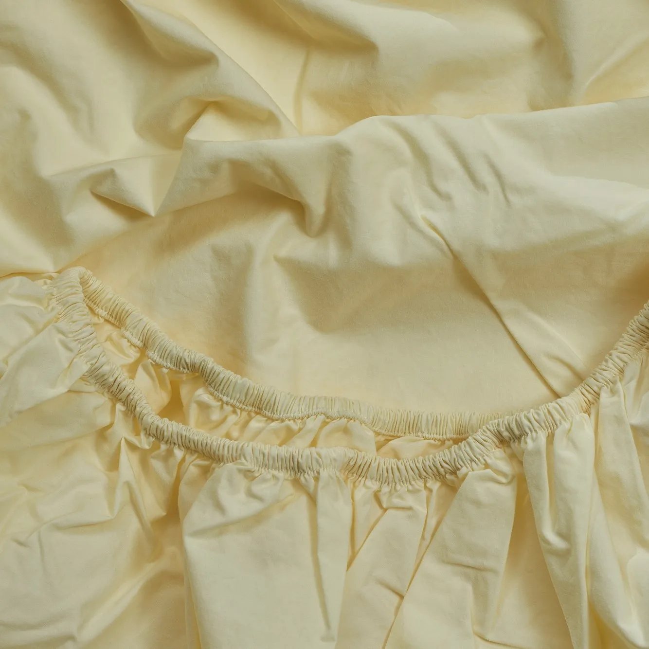 Bedroommood percale sheet lemonade