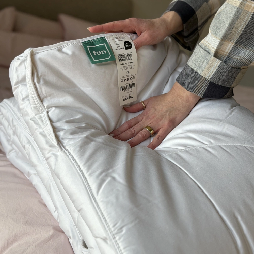 Ganzjahresbettdecke aus 100 % Alpakawolle