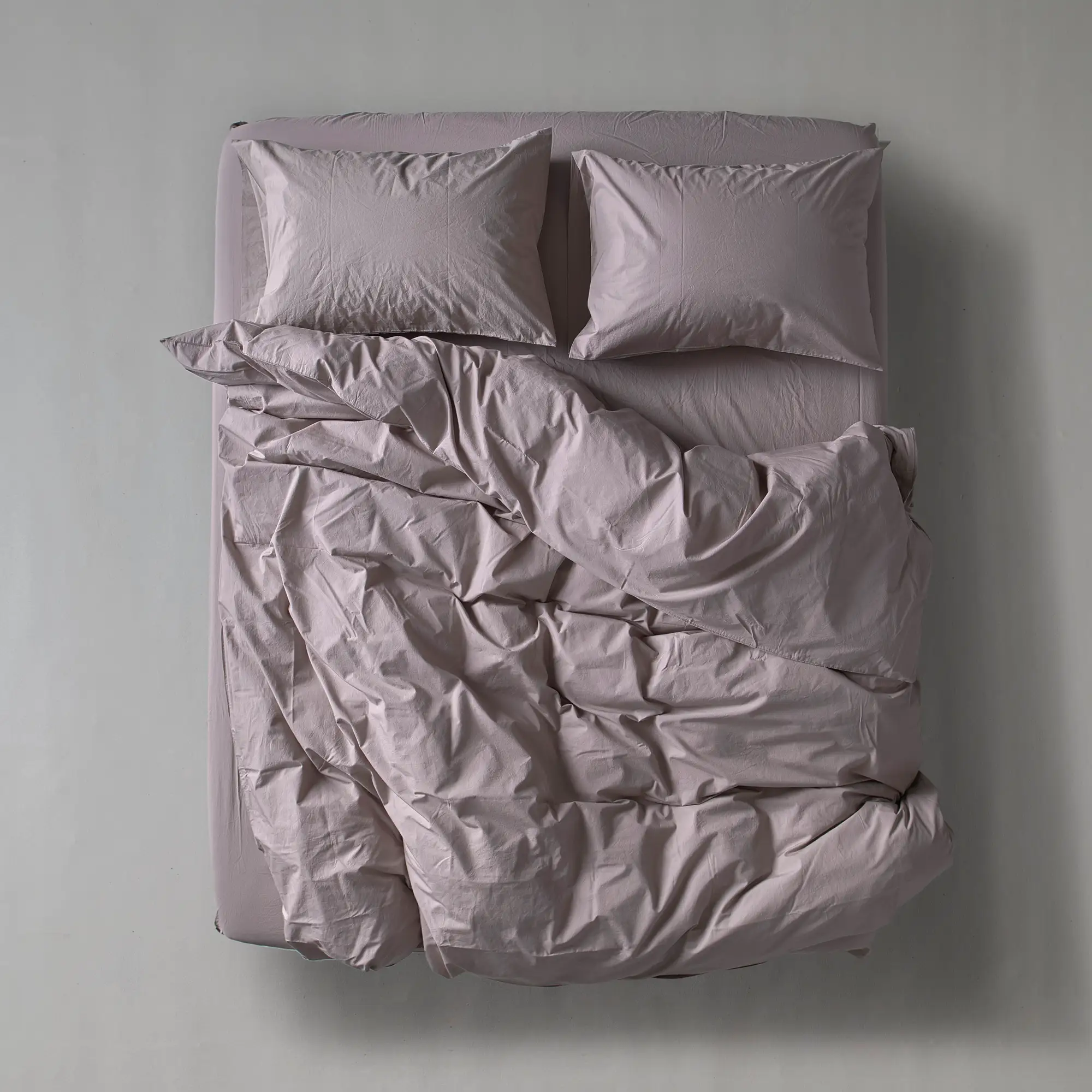 Perkal-Bettbezug - Taupe