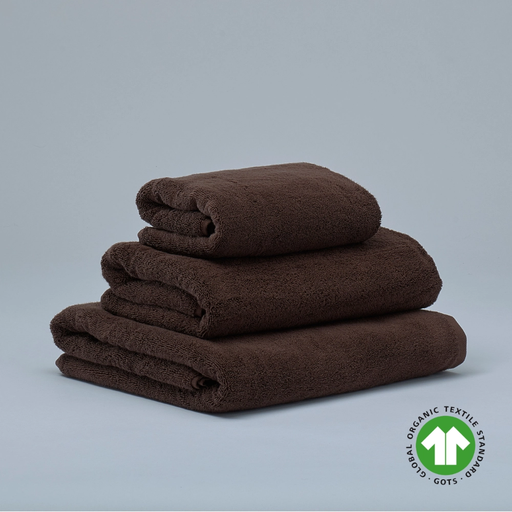 Superweiches Handtuch aus Bio-Baumwolle - Chocolate