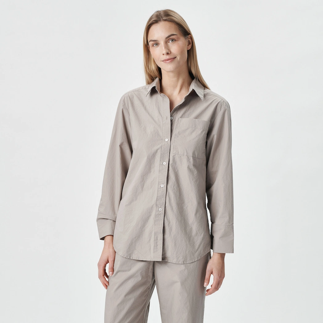 Bedroommood Julija Steponaviciute pyjama taupe shirt
