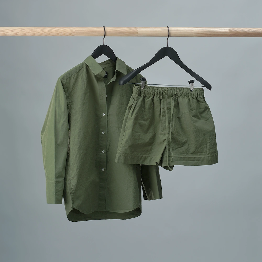 Bedroommood pyjama set with shorts forest