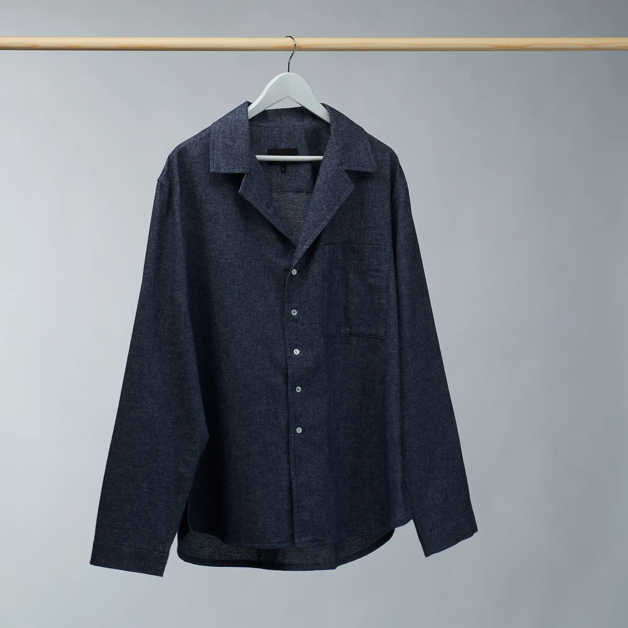 Soft flannel pyjama shirt