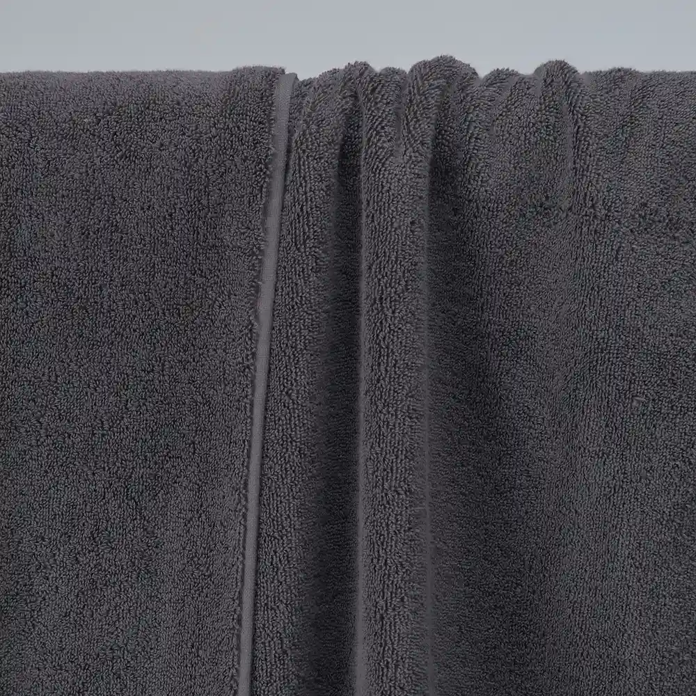 Organic bedroommood towel dark grey