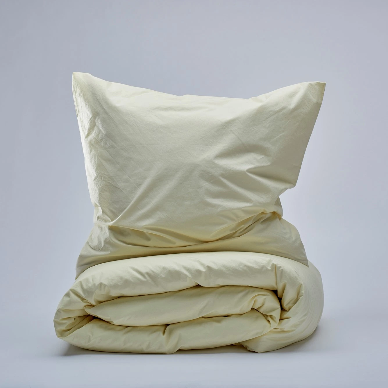 Bedroommood percale duvet set lemonade