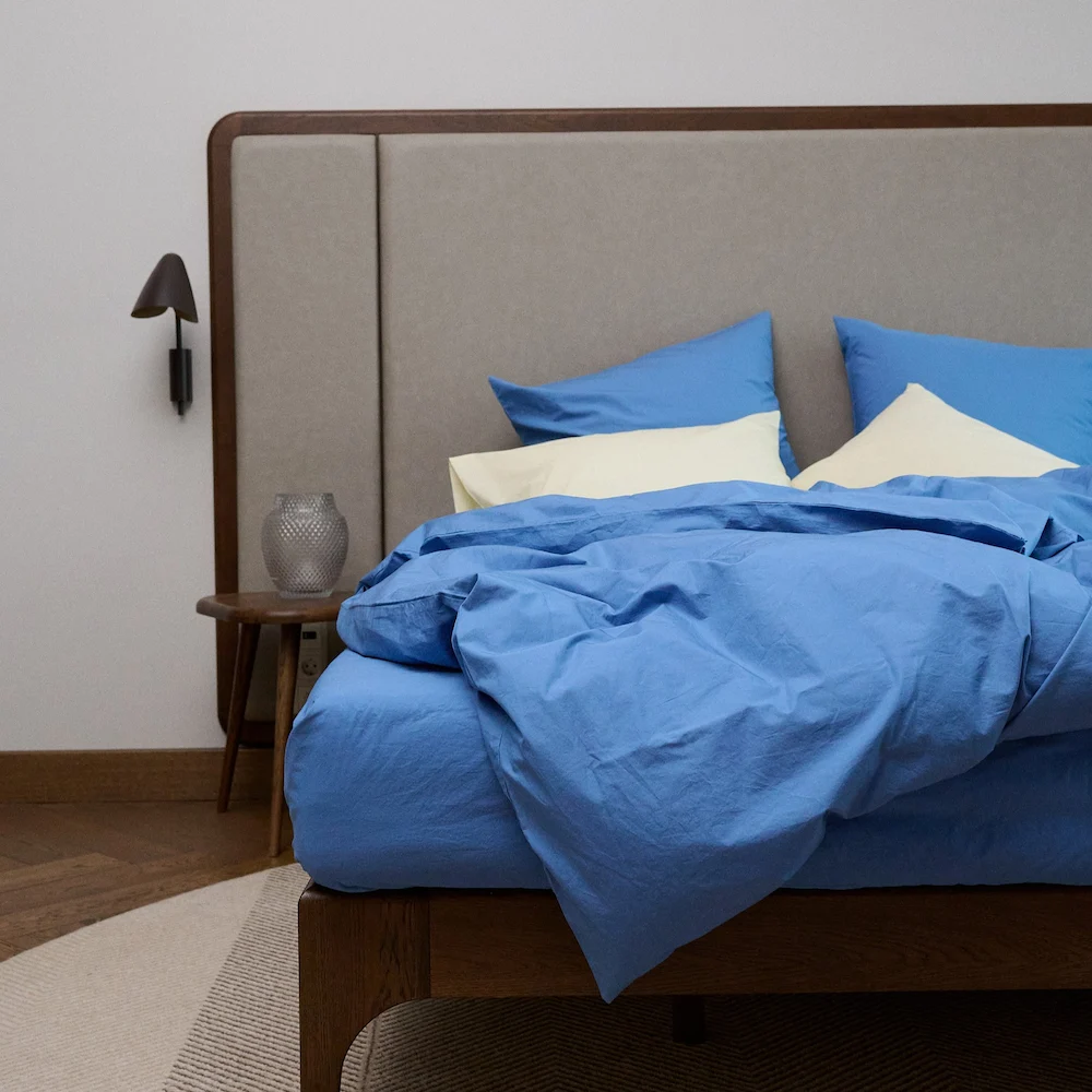 Bedroommood percale blue lemonade