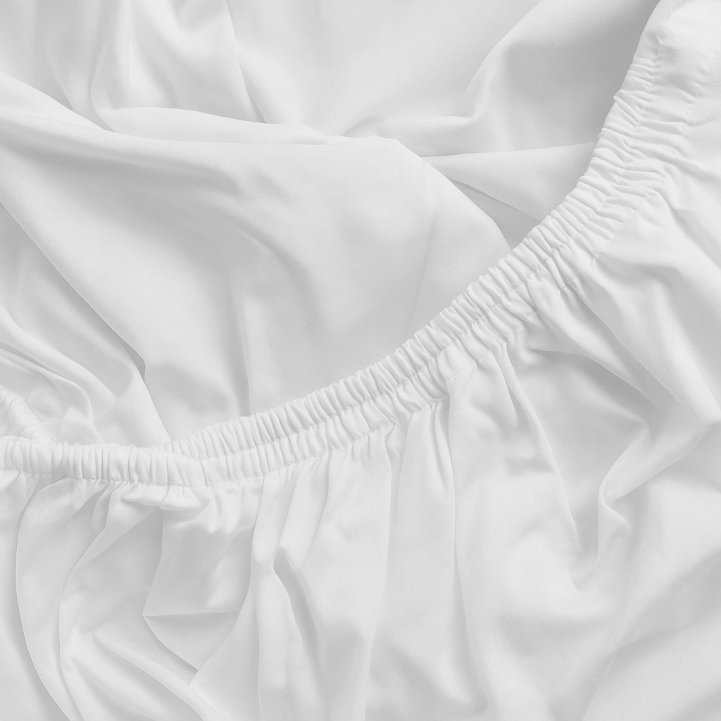 Bedroommood white sateen sheet