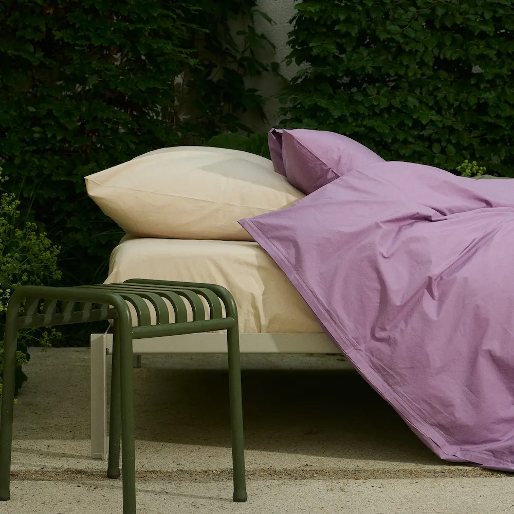 Bedroommood percale lavender and beige