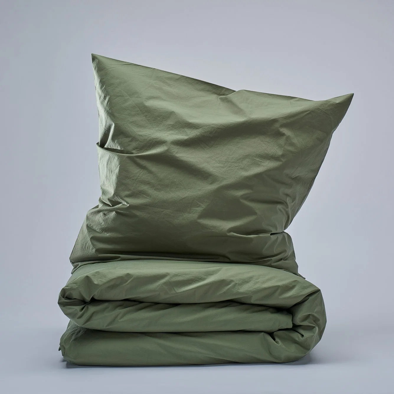 Bedroommood percale duvet set nordic forest