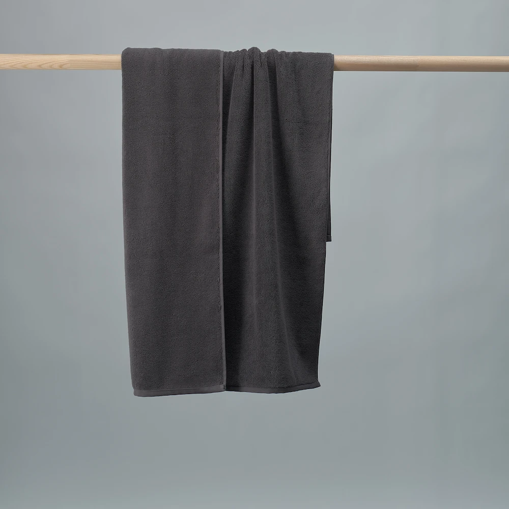Bedroommood bath towel dark grey