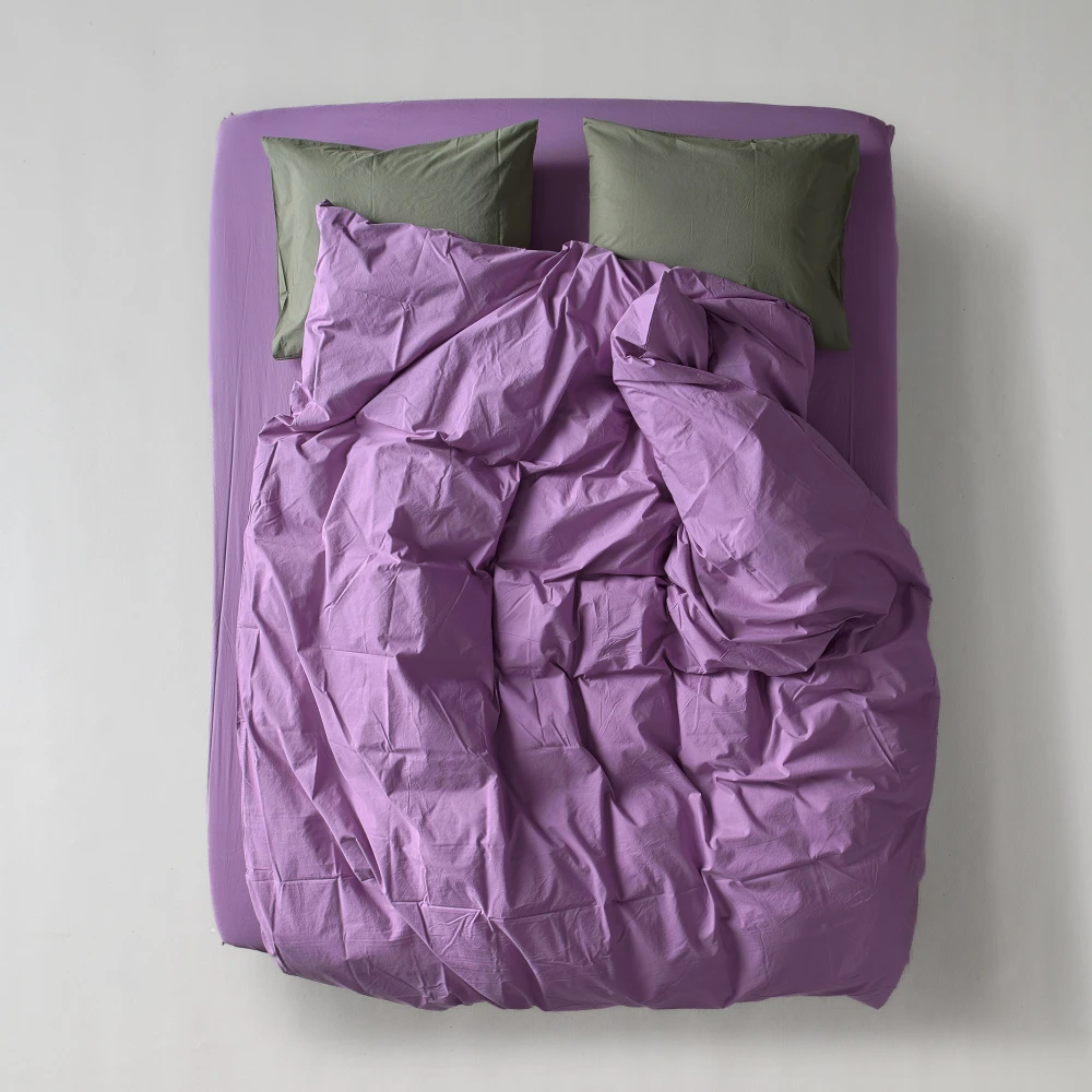 Perkal-Bettbezug - Lavender