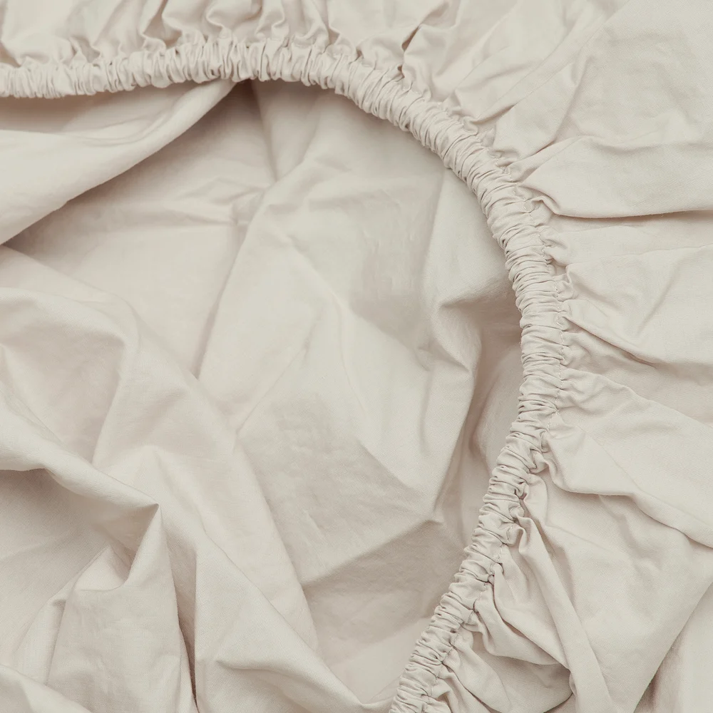 Bedroommood percale sheet beige