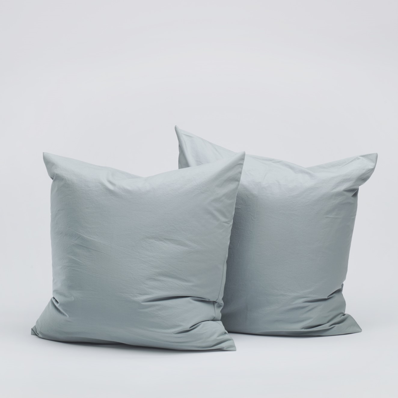 Bedroommood percale pillowcases sage